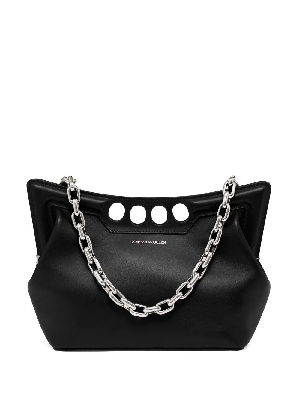 Alexander McQueen    Alexander Mc Queen The Small Peak Leather Shoulder Bag