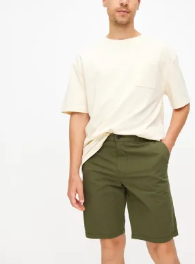 Buy Khaki Poplin Shorts 44 | Shorts | Tu