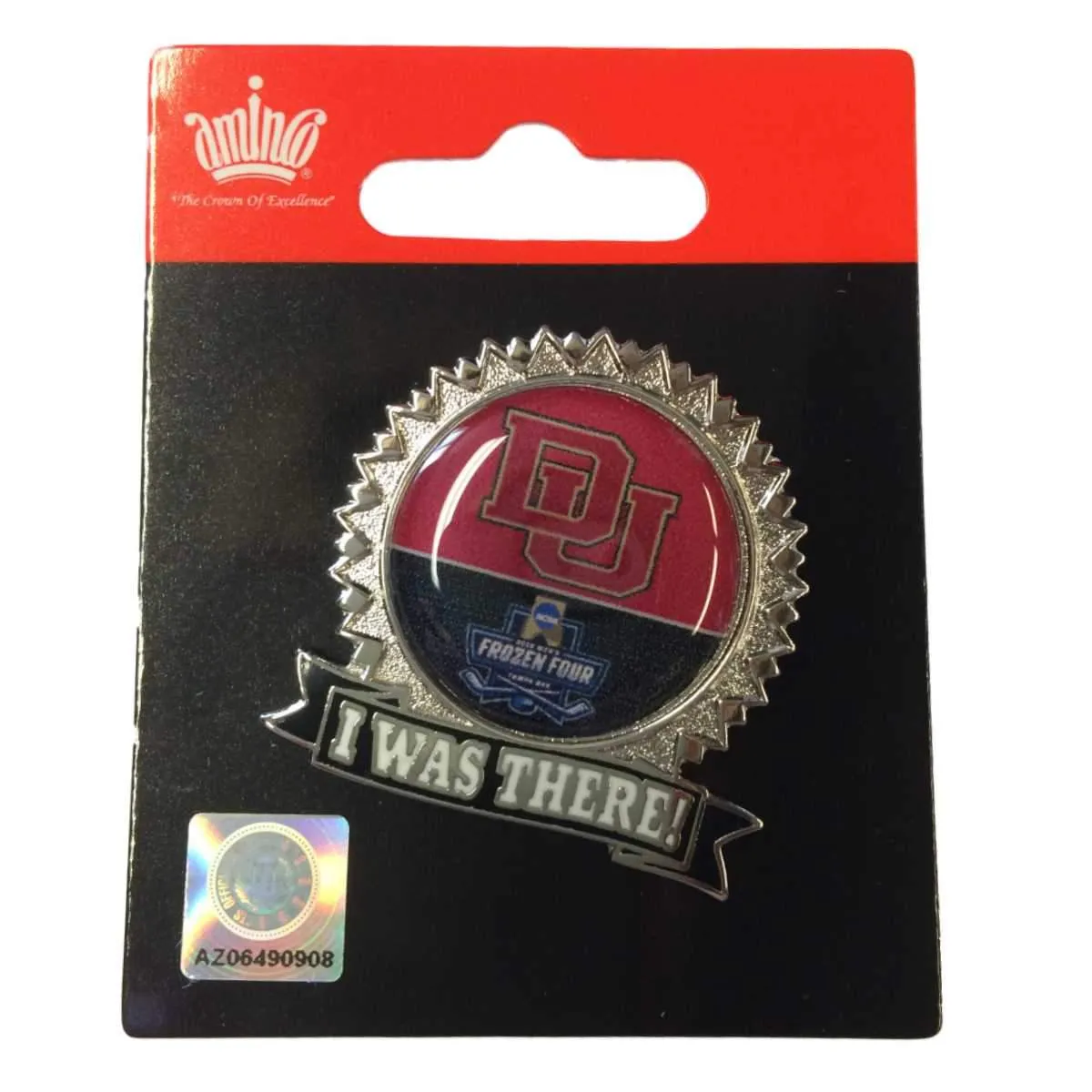 Denver Pioneers Aminco 2016 Frozen Four I was There Collectible Lapel Pin