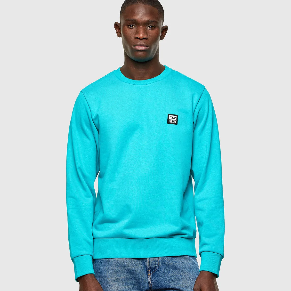 Diesel - S-GIRK-K12 Sweatshirt in Turquoise