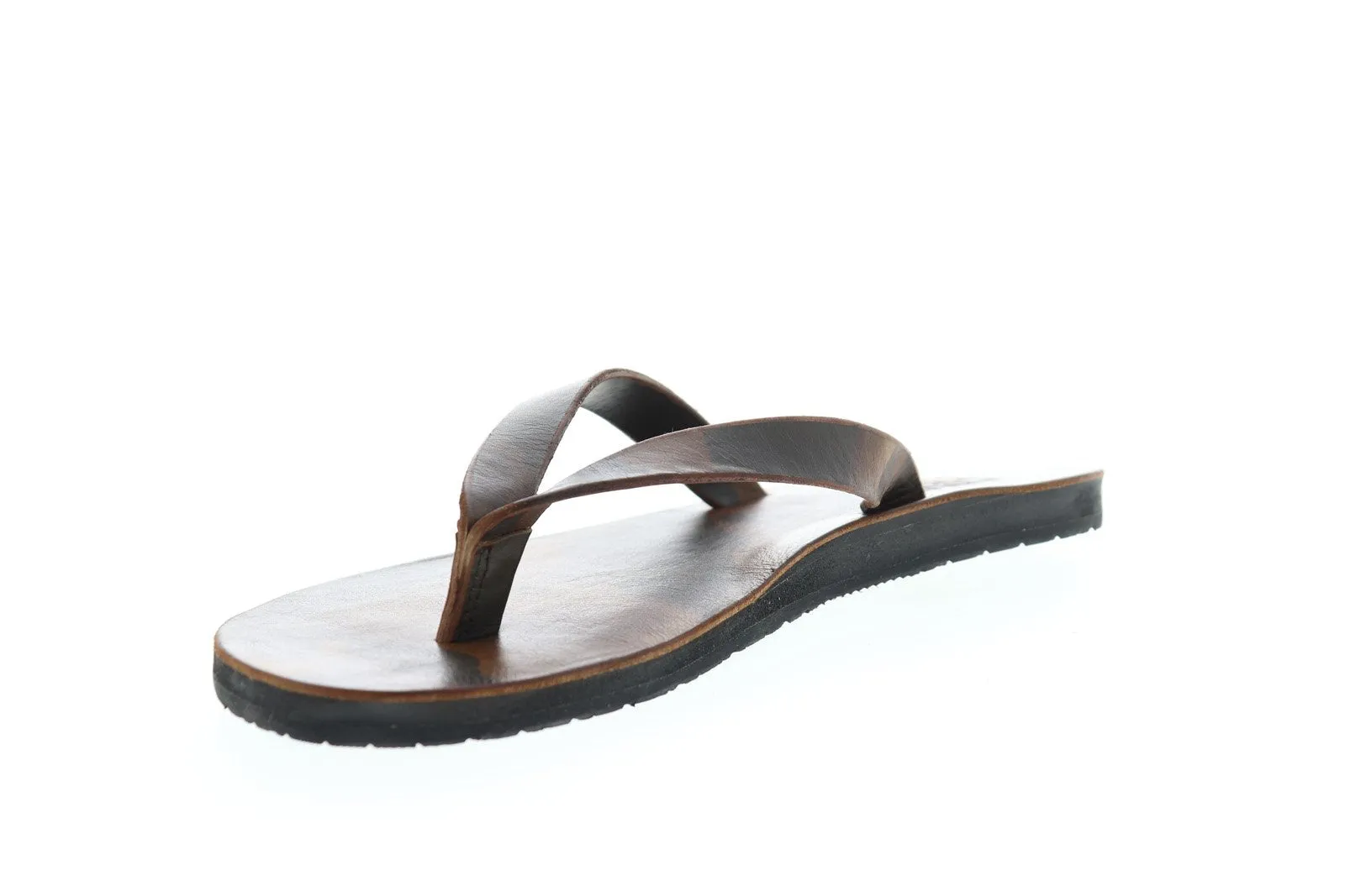 Frye Theo Sandal 80526 Mens Brown Leather Flip-Flops Sandals Shoes