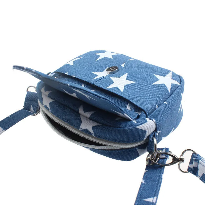 Goforward Women Bag Canvas Crossbody Shoulder bags Mini Small Messenger Bag Star Printed Hbag famousbags