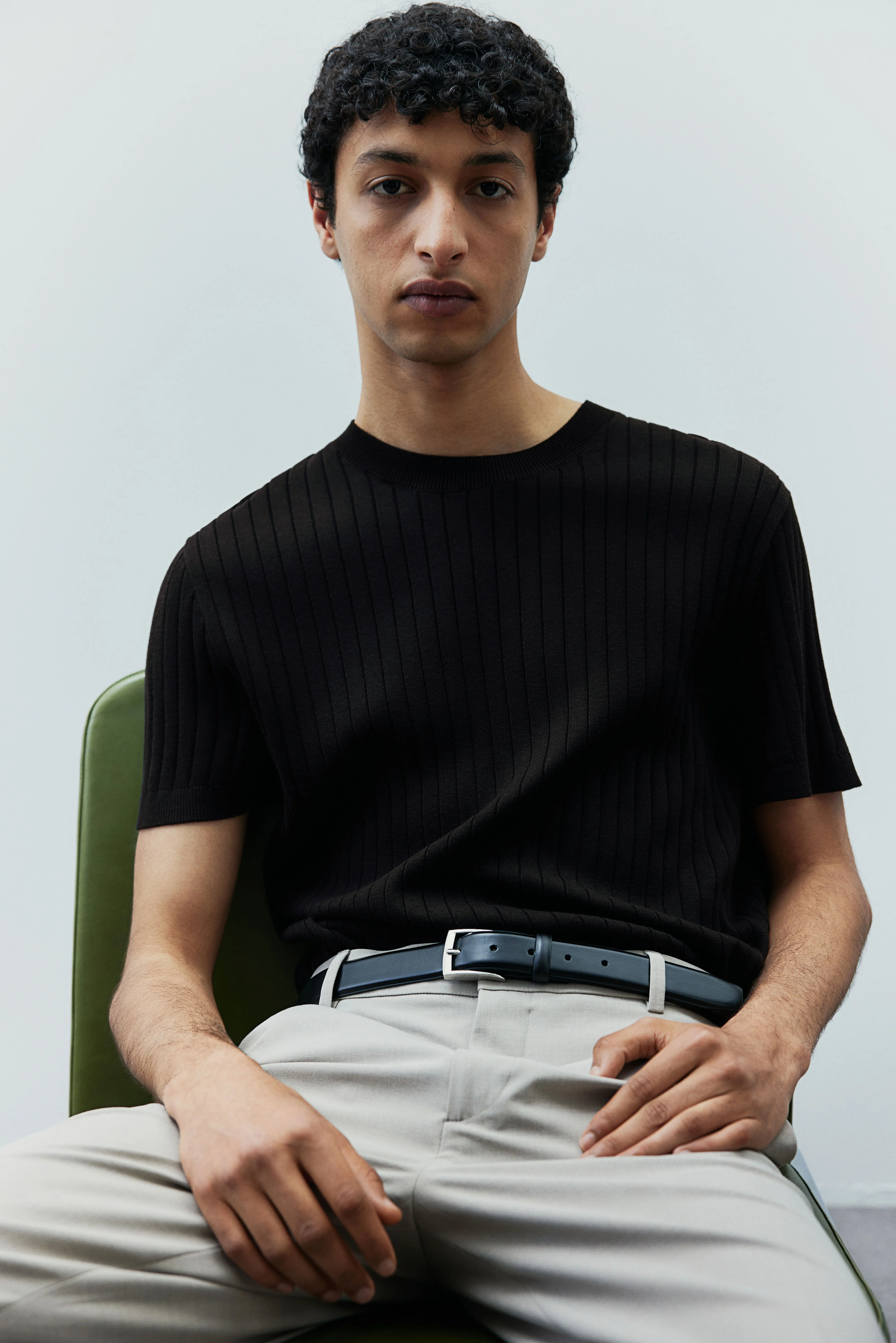 H&M Regular Fit Knit T-shirt