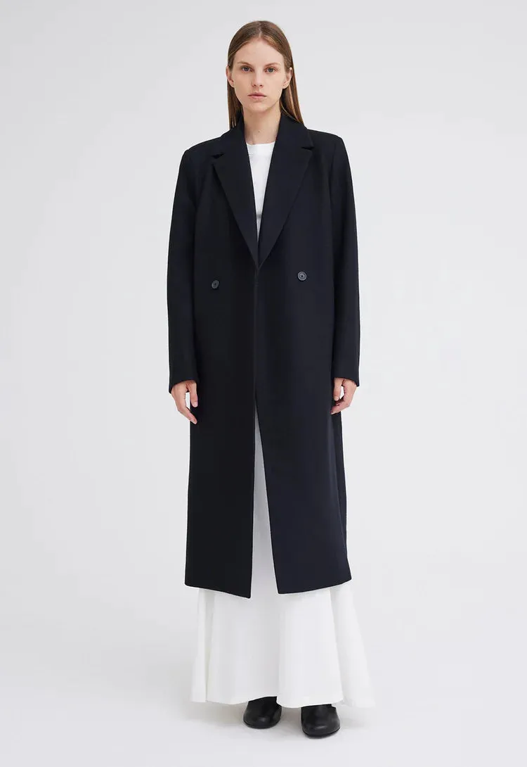 Howell Merino Wool Coat - Black