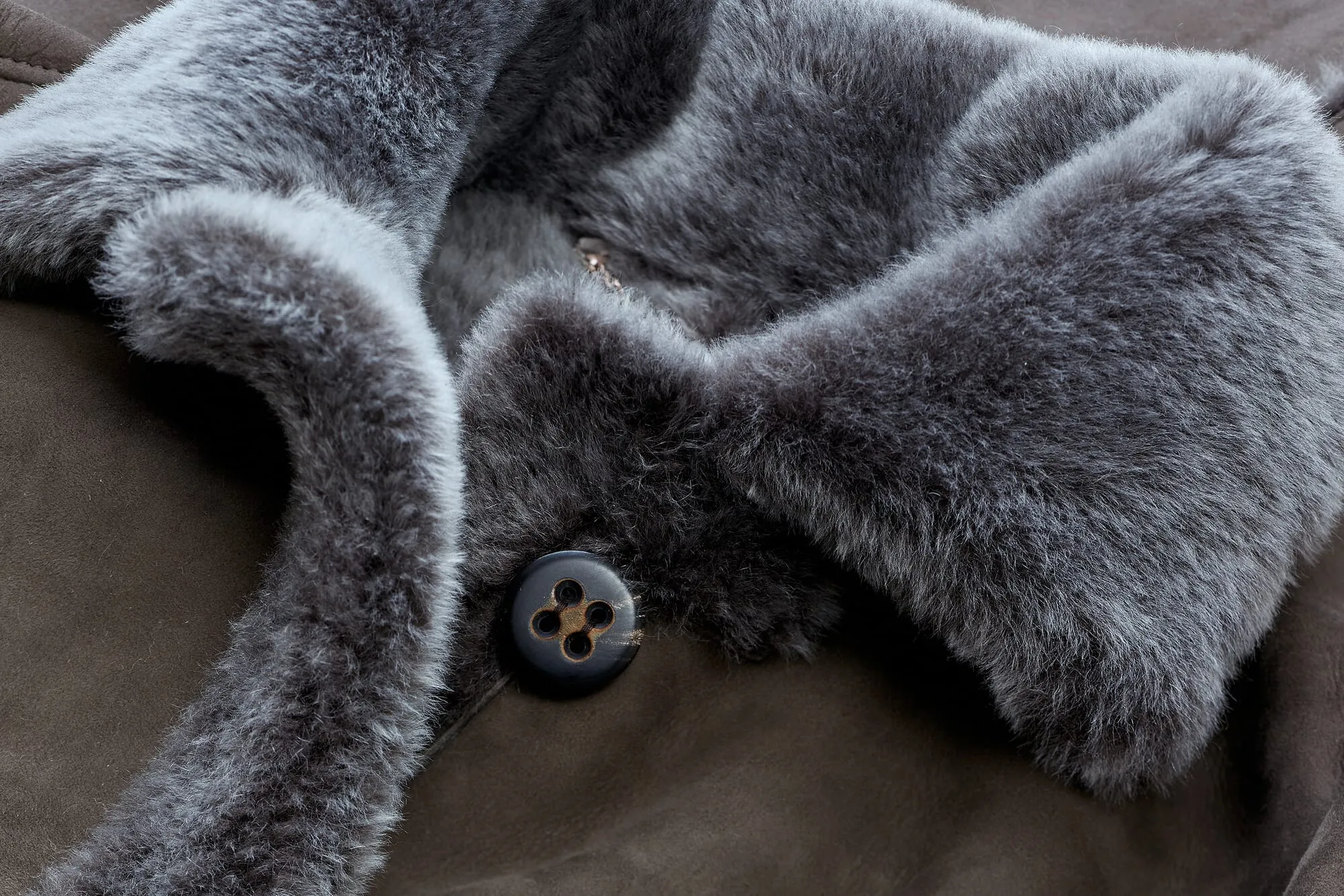 Ladies lambskin coat, Taupe | Manufactum