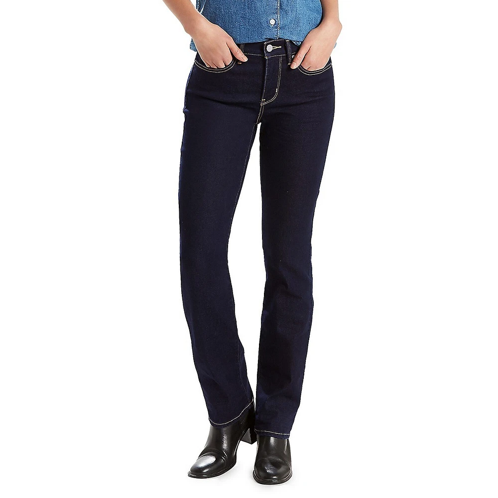 Levi's 314 Shaping Straight Jeans Navy