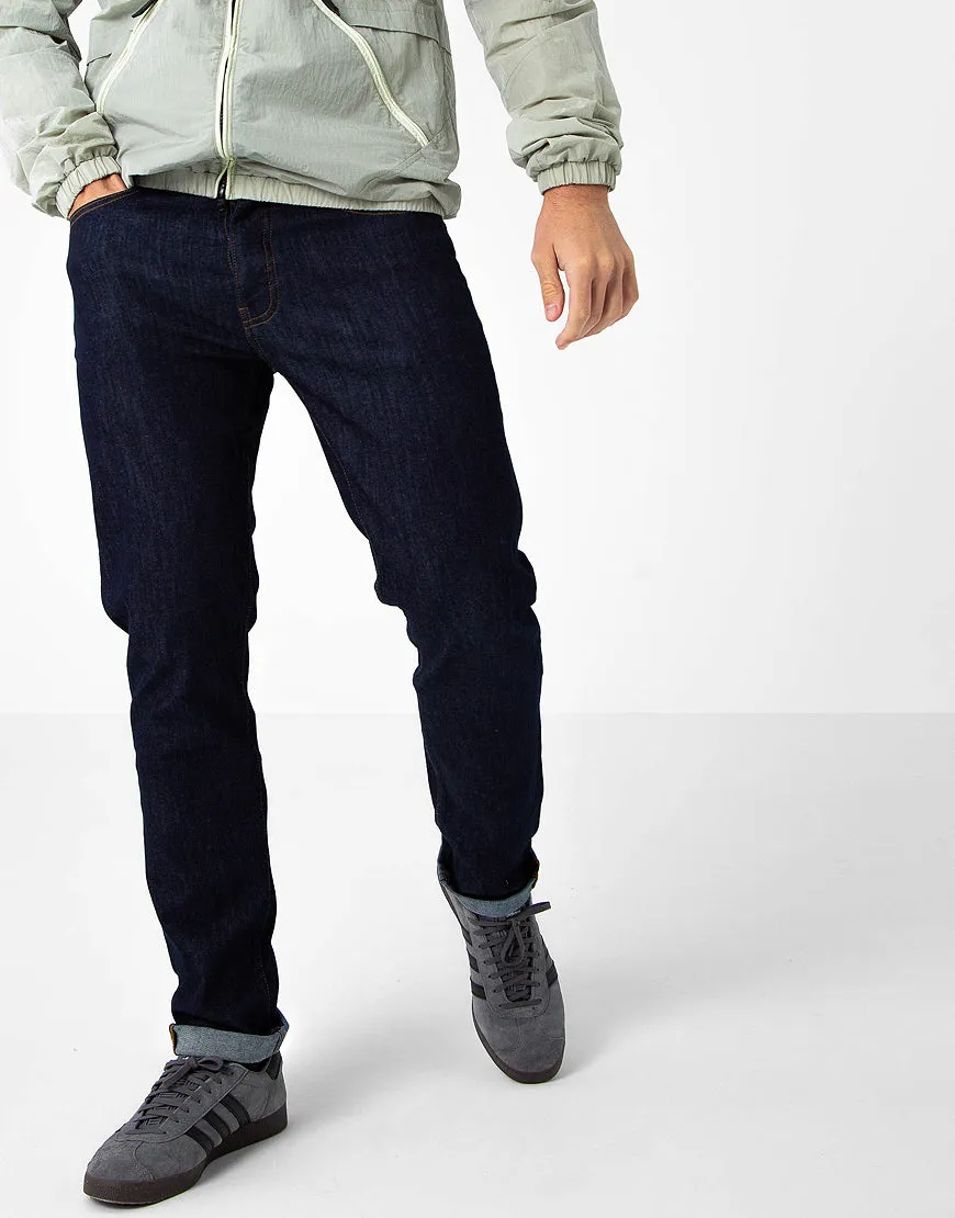 Marshall Artist Slim Tapered Denim Jeans Indigo Rinse Wash