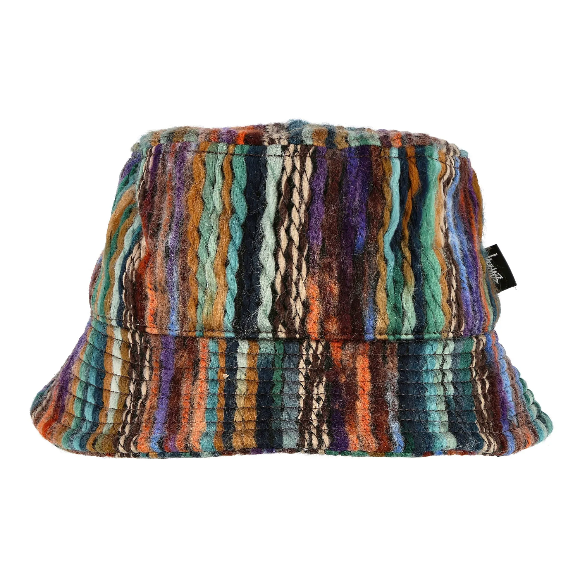 Mixed Yarn Stock Bucket Hat