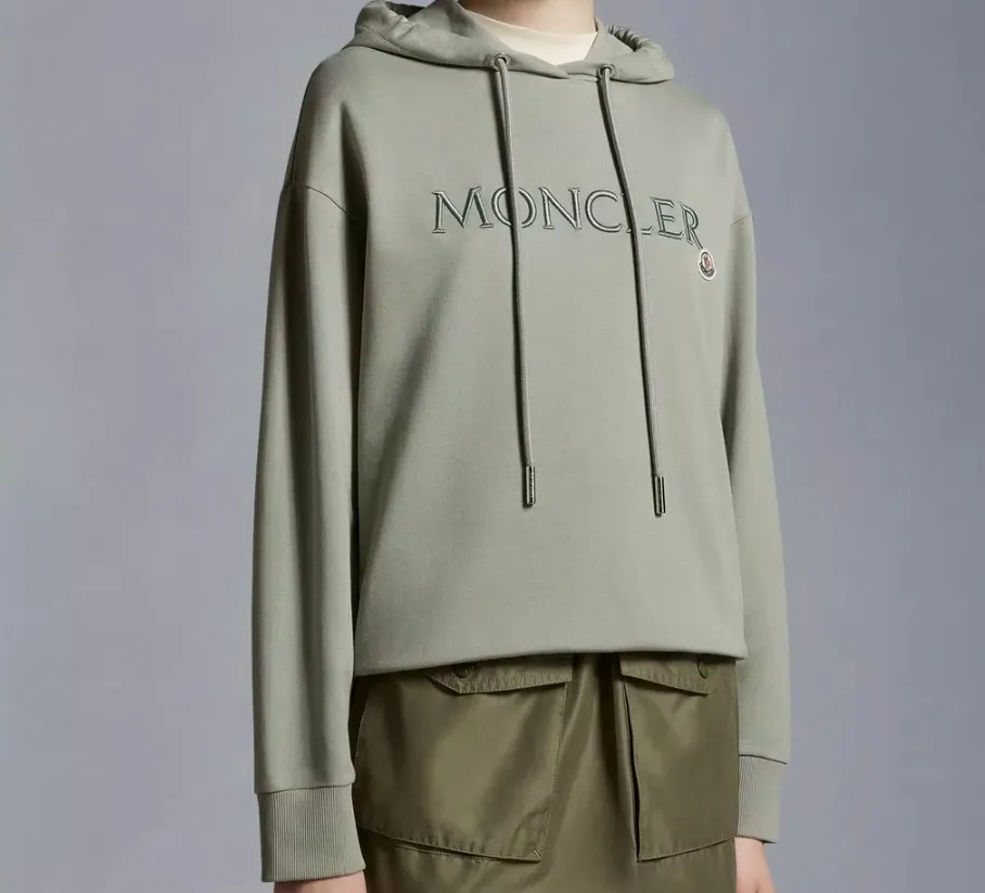 MONCLER  |Embroidered Logo Hoodie