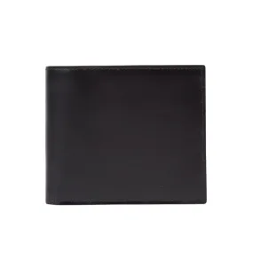 Paul Smith - Mini Print Interior Bi-Fold Leather Wallet in Black