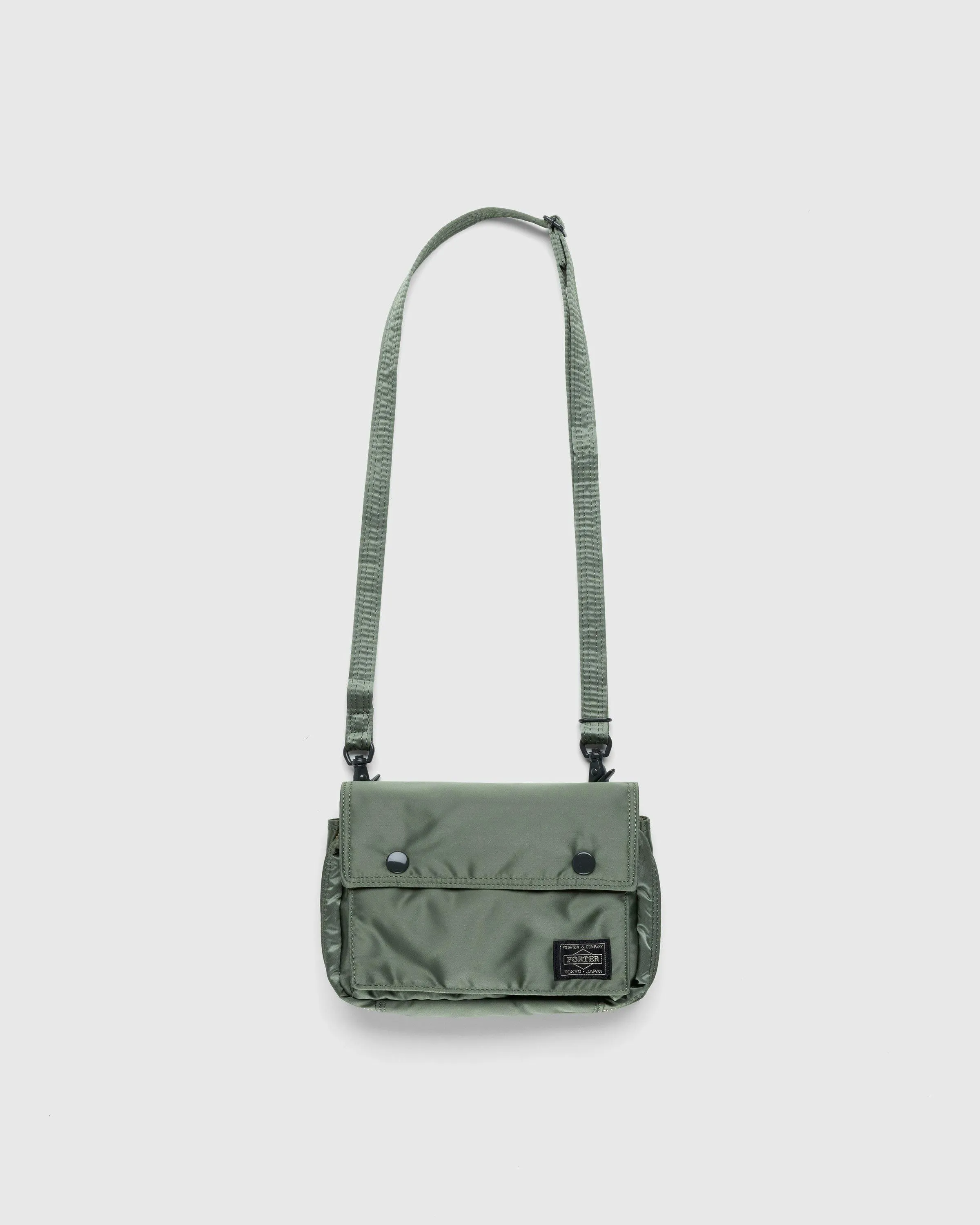 Porter-Yoshida & Co. – Tanker Clip Shoulder Bag Sage Green | Highsnobiety Shop