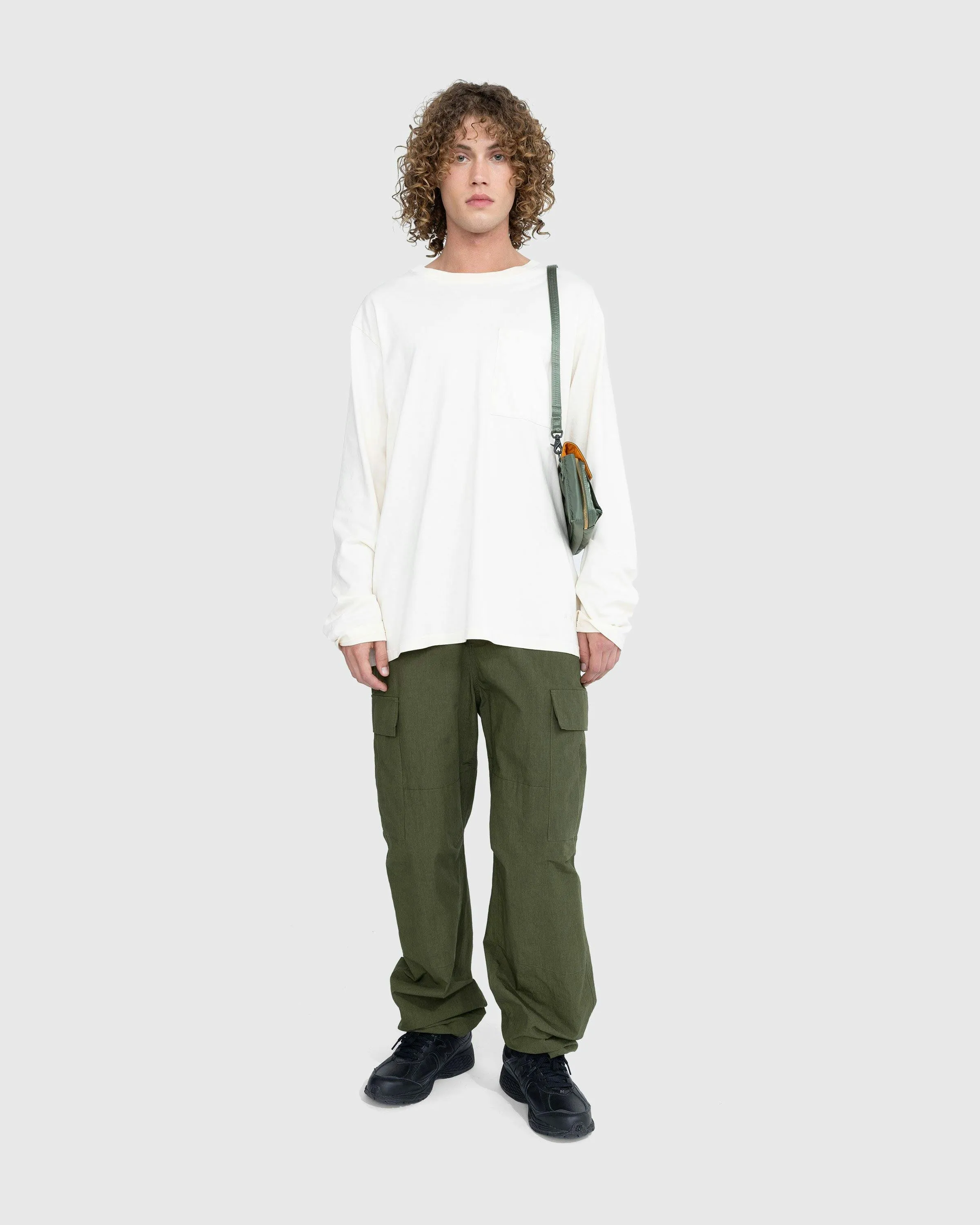Porter-Yoshida & Co. – Tanker Clip Shoulder Bag Sage Green | Highsnobiety Shop