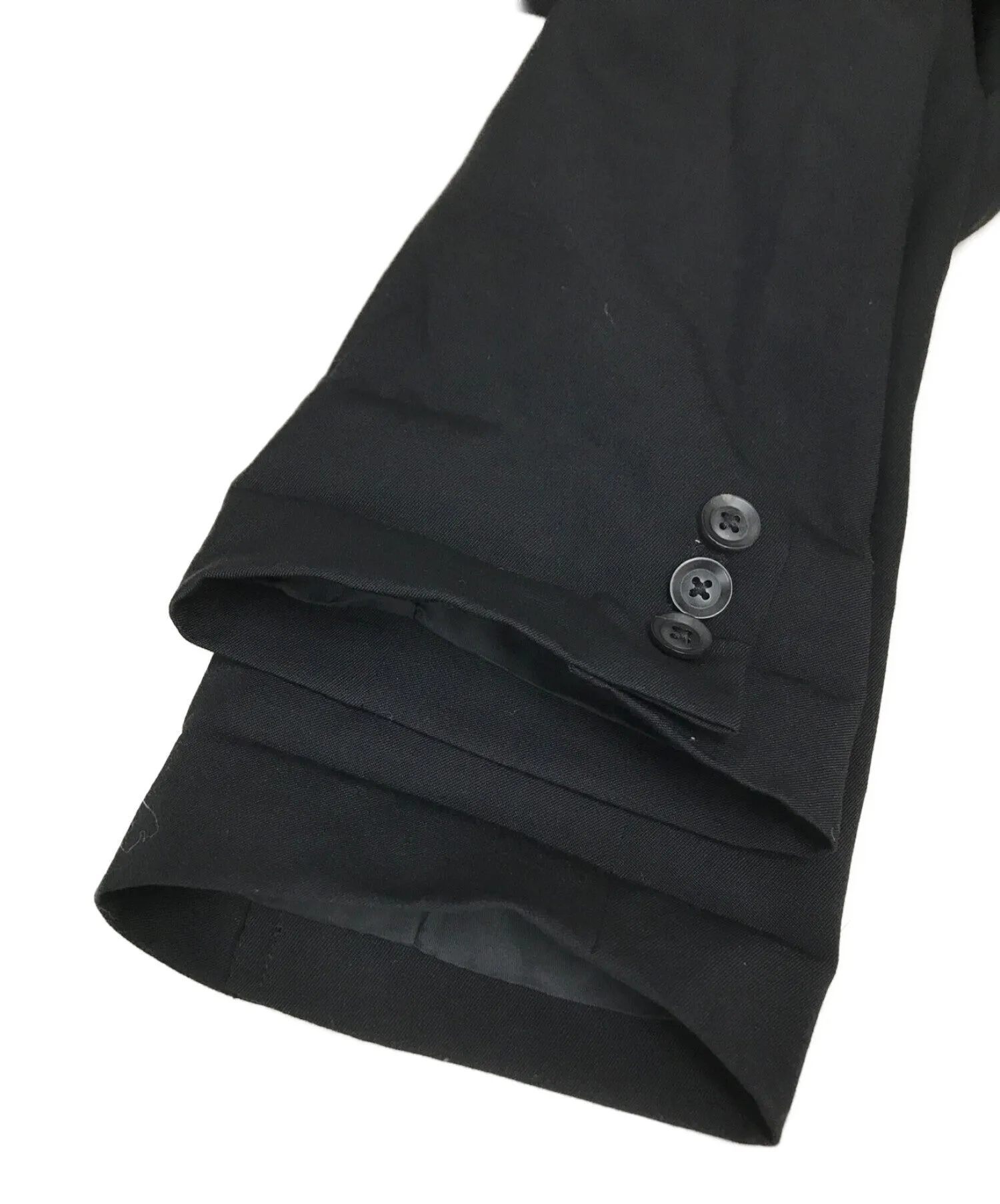 [Pre-owned] Yohji Yamamoto pour homme Wrinkled gaber jacket with left and right side zippers HV-J21-100