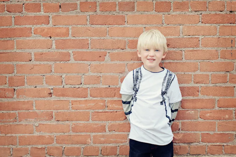 Skater Backpack Baby Twofer T-shirt by: Mini Shatsu