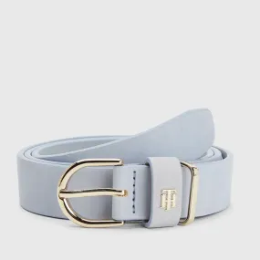 Tommy Hilfiger TH Timeless 2.5 Leather Belt in Breezy Blue