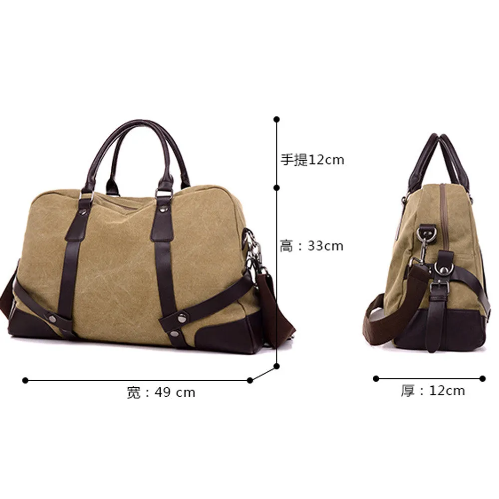vintage Canvas Zipper Large Tote Women messenger bags hbags designer crossbody shoulder bag clutch Bolsos Mujer