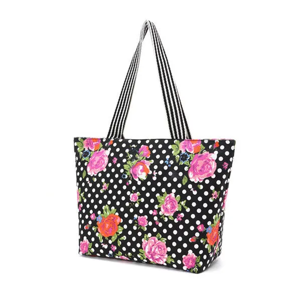 Vintage Printing Women Cotton Canvas Hbag Tote Trendy Shoulder Bags Messenger Bag Cross body bag Bolsas