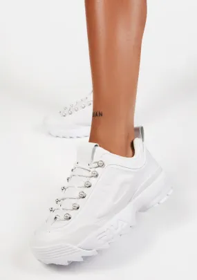 White Pearl Disruptor Zero Sneakers-
